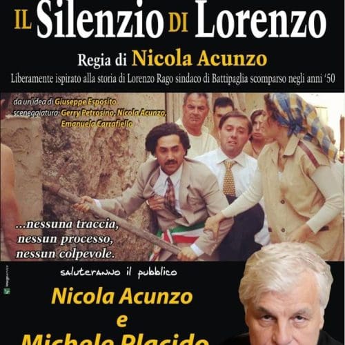 Locandina de "Il silenzio di Lorenzo" di Nicola Acunzo