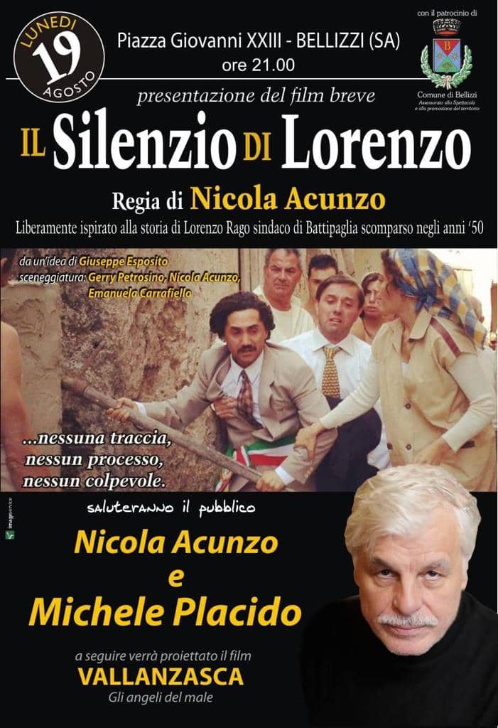 Locandina de "Il silenzio di Lorenzo" di Nicola Acunzo